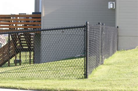 [150' Length] 6' Black Chain Link Complete Fence Package – America's ...
