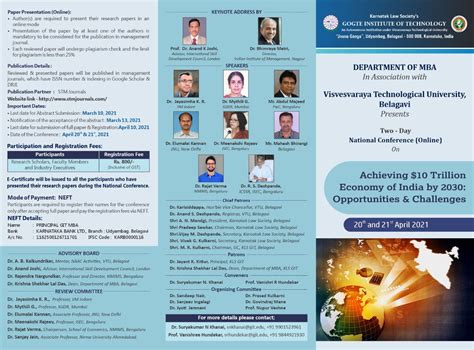 Two Days National Conference (online) on Achieving $10 Trillion Economy ...