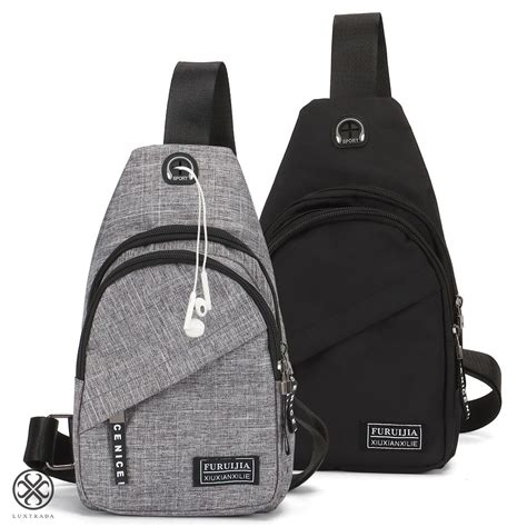 Buy Luxtrada Mens Sling Bag Chest Shoulder Backpack Fanny Pack ...