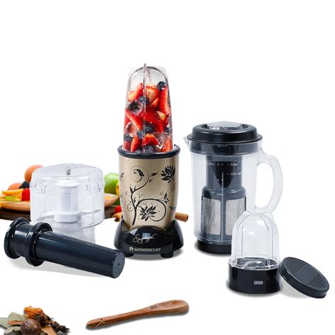 Buy Wonderchef Nutri-blend Juicer, Mixer, Grinder & Chopper|400W 100% ...