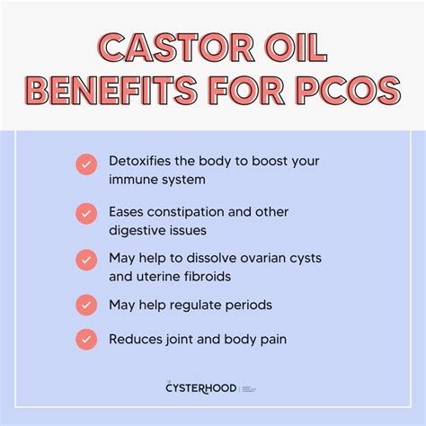 Castor Oil For Cysts In Ovaries With PCOS - PCOS Weightloss
