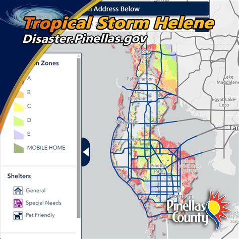 Pinellas and Hillsborough Counties issue mandatory evacuation orders for Zone A ahead of Helene ...
