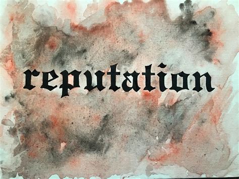 Taylor Swift Reputation Album Cover Art Watercolor