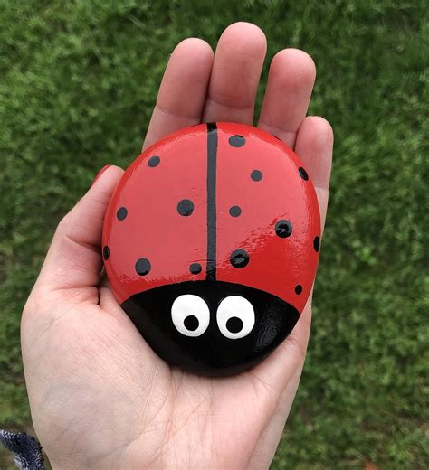 Ladybug Painted Rocks in 2021 | Ladybug rocks, Rock crafts, Rock ...