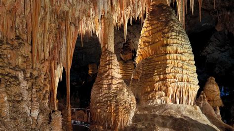 Cave Stalactites Stalagmites HD wallpaper | nature and landscape ...
