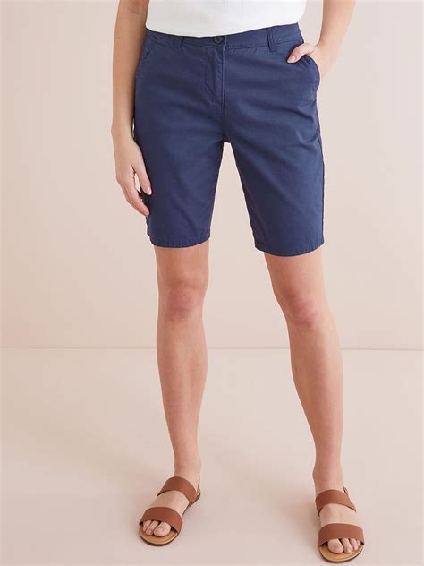 Buy NEXT Women Navy Blue Solid Regular Fit Regular Shorts - Shorts for ...