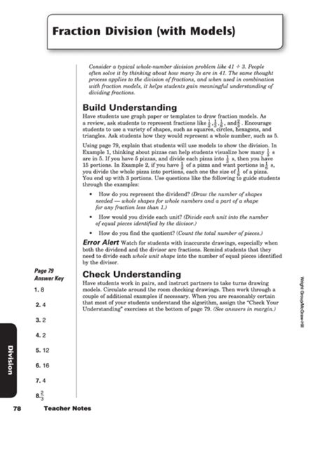 Image result for Division Fraction How Model of To