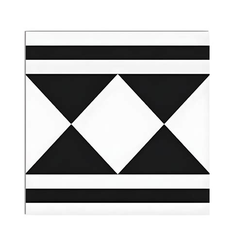 8" x 8" 12 x 12 Square Patterned Ceramic Floor Tile in Grid Design, 9mm ...