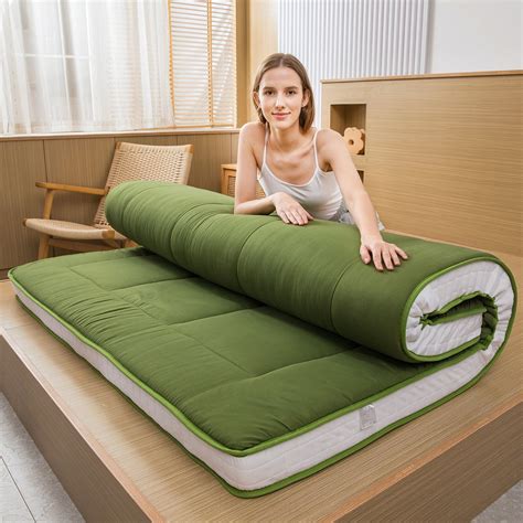 Futon Mattress, Padded Japanese Floor Mattress Quilted Bed Mattress ...