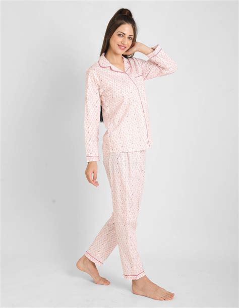 Tiny Tini-Tots Printed Nightsuit Set for Women - koochi Poochi