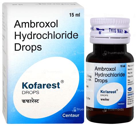 Kofarest 75 Mg Drops 15 Ml - उपयोग, साइड इफेक्ट्स, खुराक, कीमत | Truemeds