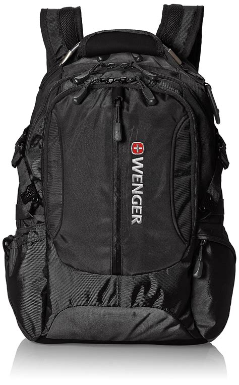 Wenger SA1537 Black Laptop Computer Backpack - Fits Most 15 Inch ...