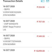 Bajaj Finserv — Cmp debit