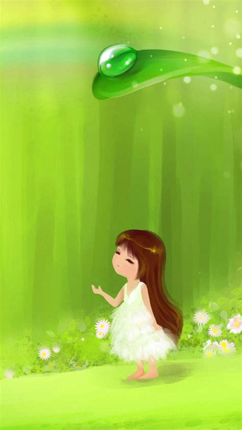 Girl Cartoon Wallpapers - Wallpaper Cave