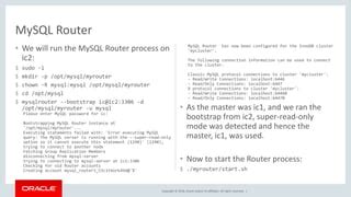 Image result for MySQL Router InnoDB Cluster Set Topology