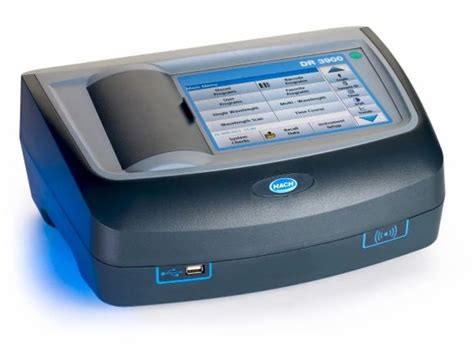 Digital Spectrophotometer - Hach DR3900 Cuvette Spectrophotometer ...