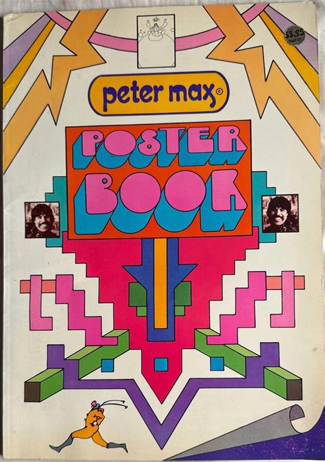 Vintage PETER MAX 1970 Poster Book. Includes Beautiful Peter Max ...