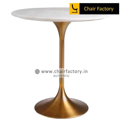 Celleviate Cafe Rose Gold Table with Ceramic Top. | Chair Factory