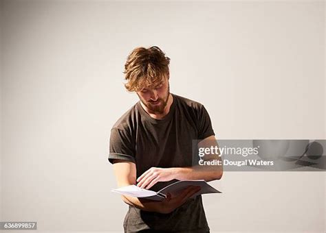 Professional Actor Reading a Script 的图像结果