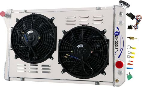 Buy EGINCOOLER 4 Row Core Aluminum Radiator for 1982-1992 Chevy Camaro ...