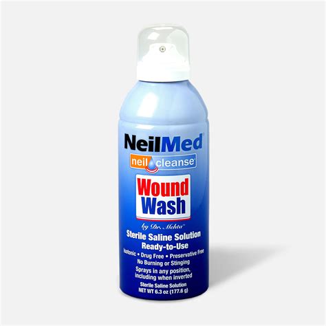 NeilCleanse Wound Wash Saline Spray 6oz