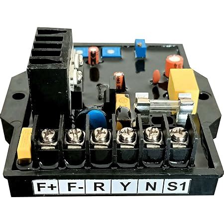 Generator AVR, AVR-06E, 100VDC 6AMP Universal AVR For Both Single Phase ...