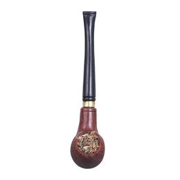 Tobacco & Nicotine Free Herbal Smoking Blend + Wooden Pipe - (3.5 Oz/