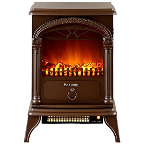 Hamilton Portable Free Standing Electric Fireplace Stove - Venetian Bronze
