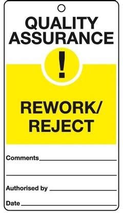 RLDigitalUnits QUALITY ASSURANCE REWORK & REJECT STICKERS, QUALITY ...