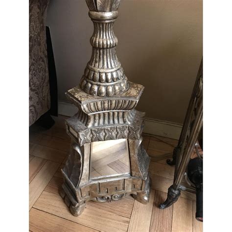 Antique Gold Floor Lamp - AptDeco