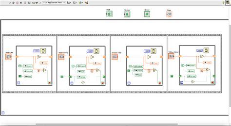 Image result for LabVIEW 2021 Code for 4 Way Traffic Stop