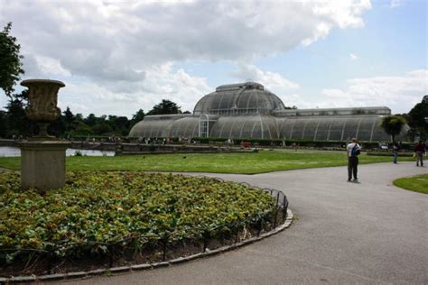 The splendid glasshouse called Temperate House, part of the royal ...