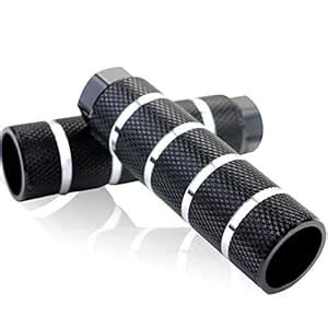 YG_Oline 2 Pcs Black Bike Pegs, Aluminum Alloy Bicycle Pegs Foot Pegs ...