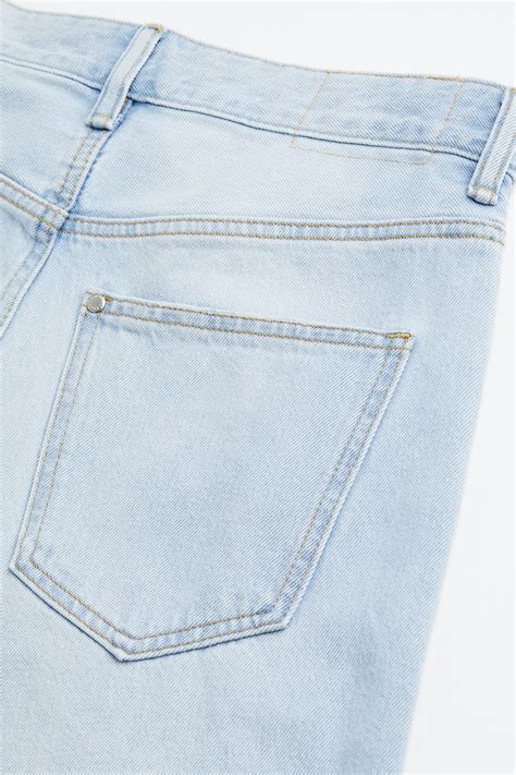 Men’s Light denim blue Bootcut Loose Jeans | H&M IN