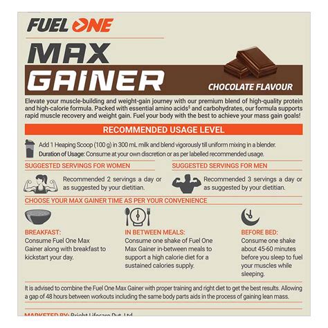 Max Gainer at Best Price in India | https://www.fuelone.in/