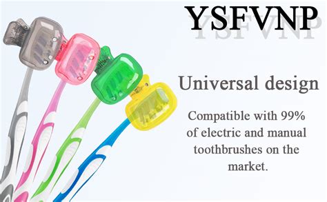 YSFVNP 8 Pcs Toothbrush Cover Case, Tooth Brush Cover Cap, Easy to Use ...