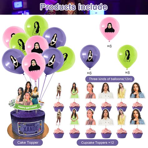 Singer Party Decorations Set, Olivia Singer Rodrigo Theme Birthday ...