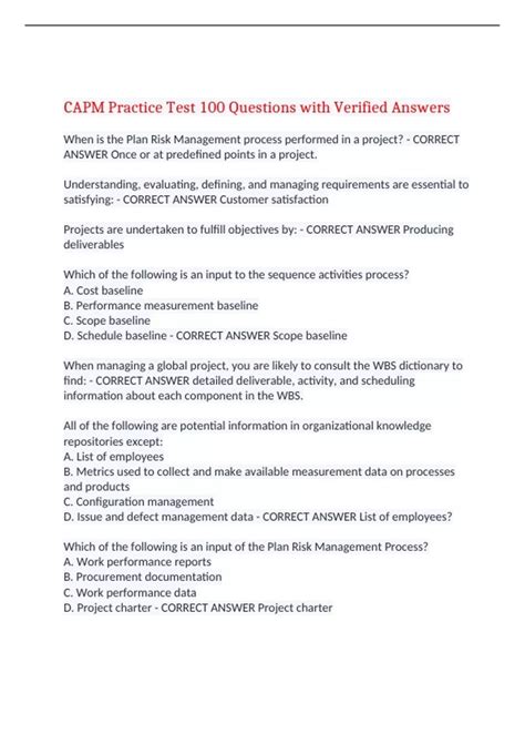 Capm Example Questions 的图像结果