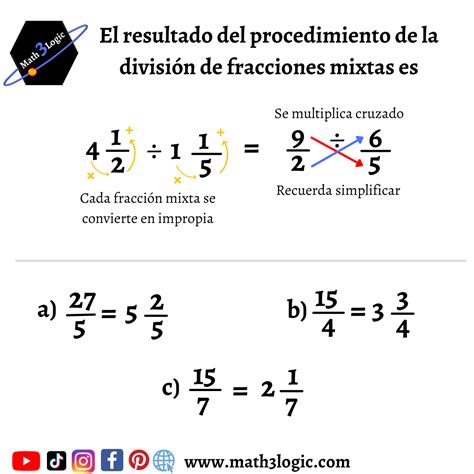División de Números Mixtos - Dividir números mixtos de manera sencilla ...