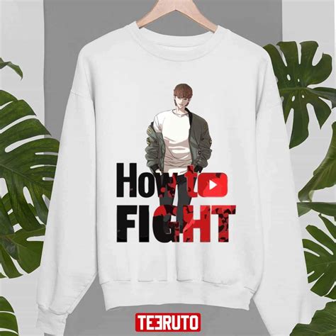 Sung Taehoon How To Fight Manhwa Lookism Netflix Unisex Sweatshirt - Teeruto