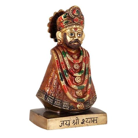 Buy Khatu Shyam Ji Brass Idol Online in India | Vaaree