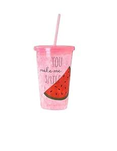 CHERRY WONDERS "You Make Me Smile Hard Plastic Sipper Tumbler with ...