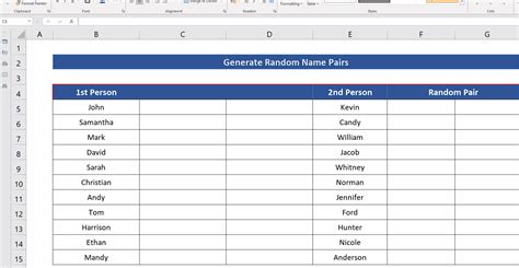 Random Name Generator Excel 的图像结果