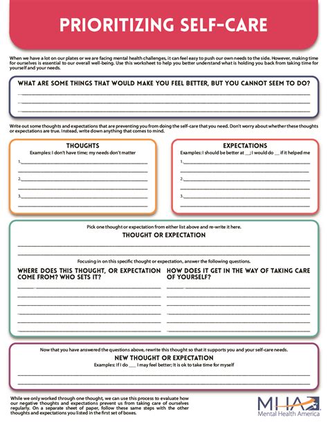 Free self care worksheet sequencing, Download Free self care worksheet ...