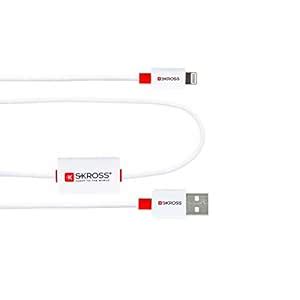 Skross Buzz Lightning Connector Charge and Sync Alarm Cable for All ...