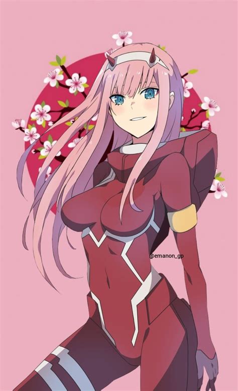 Zero two Fanart Anime darling in the franxx Wallpaper | Metodos de ...