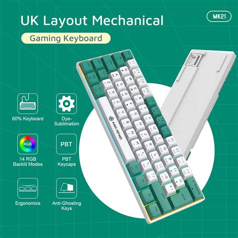 Buy Magic-Refiner MK21 60% Wired Mechanical Compact PC Gaming Keyboard ...