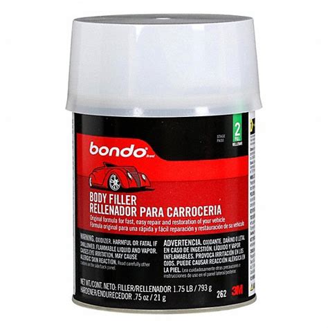 BONDO, Polyester, Pink, Body Filler - 3RAP8|OR-QT-ES - Grainger