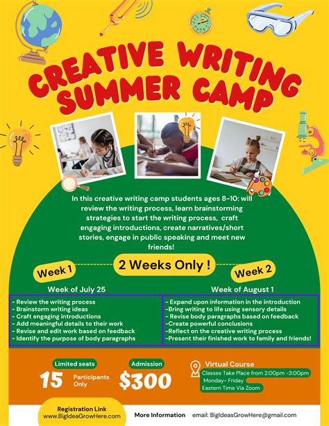 Creative Writing Summer Camp | What’s happening in Fairfield County, CT