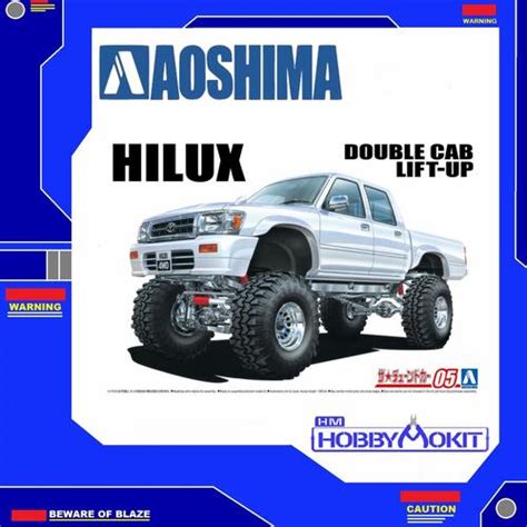 Jual AOSHIMA 1/24 LN107 HILUX PICKUP DOUBLE CAB LIFT UP '94 (TOYOTA) (5 ...
